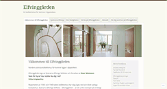 Desktop Screenshot of elfvinggarden.com